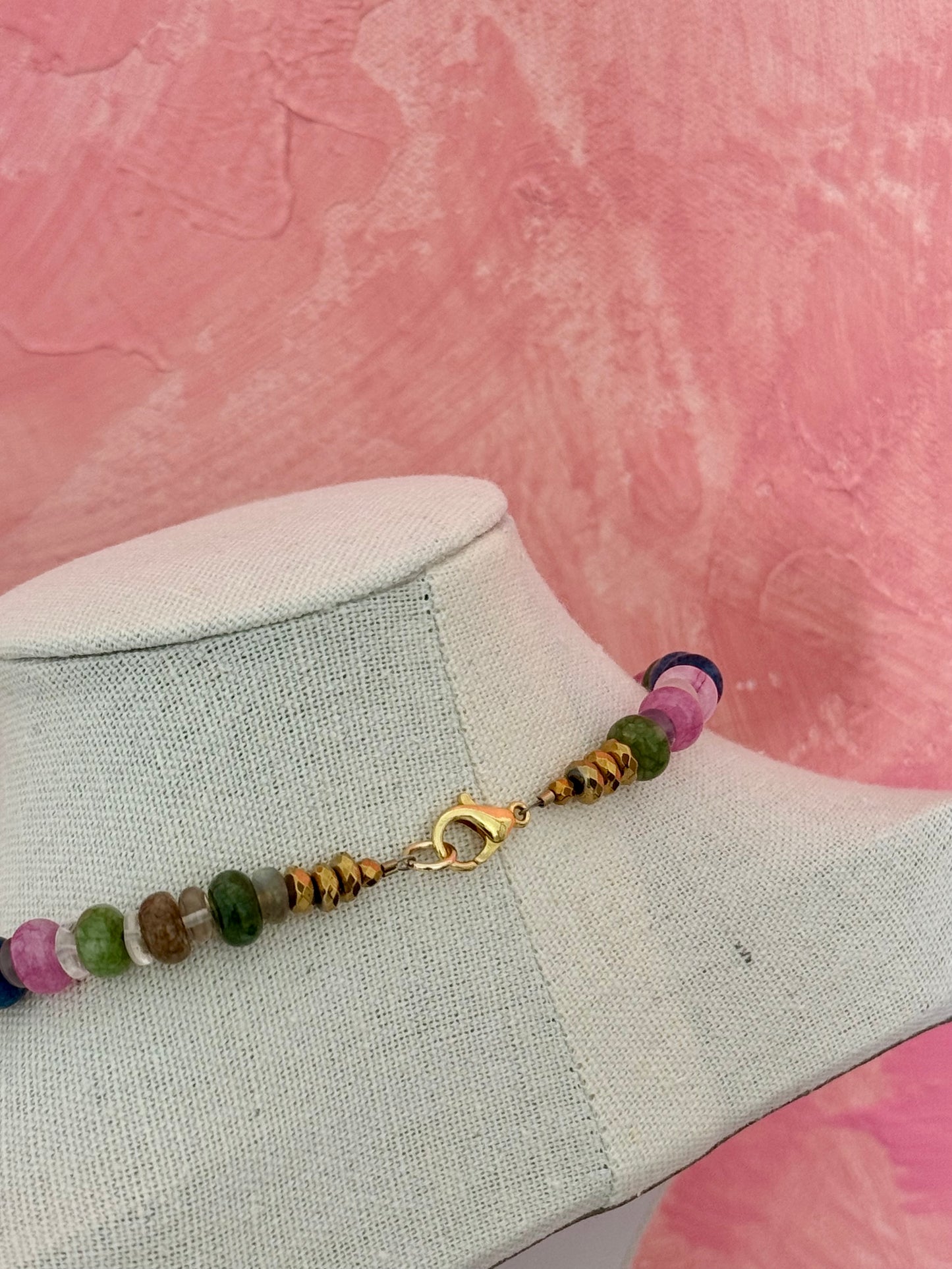 Multi-colored Pearl Necklace